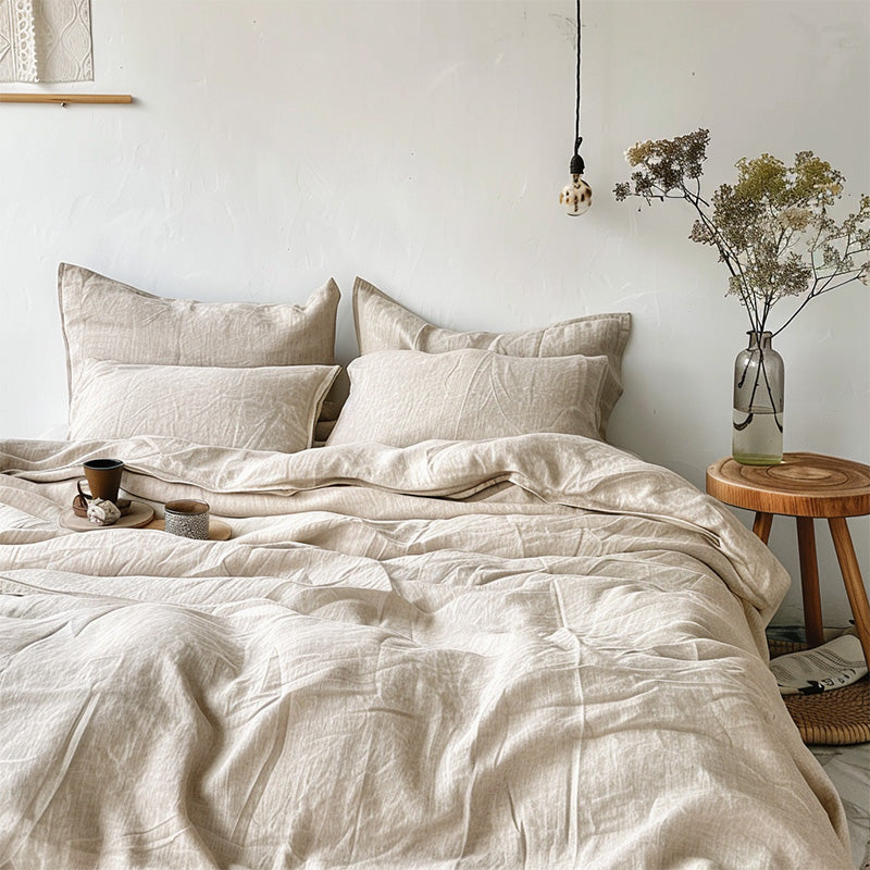 Natural Linen Duvet Cover